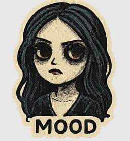 Dark Gothic Chibi AI meme style preview - artistic template for viral content creation